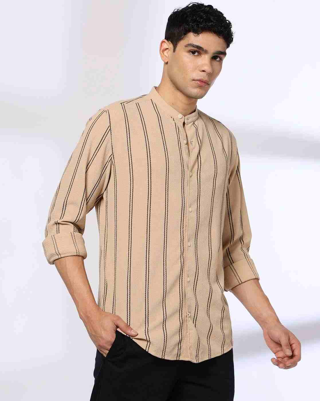 NETPLAY | Men Np 06 Striped Slim Fit Shirt|0