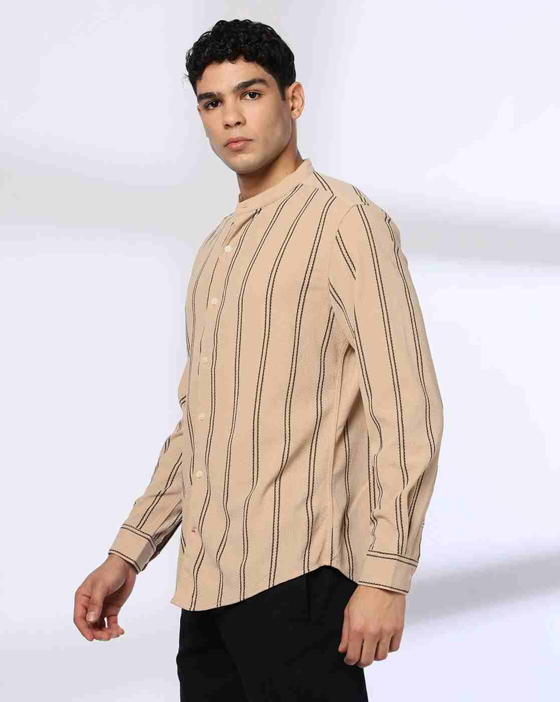 NETPLAY | Men Np 06 Striped Slim Fit Shirt|2