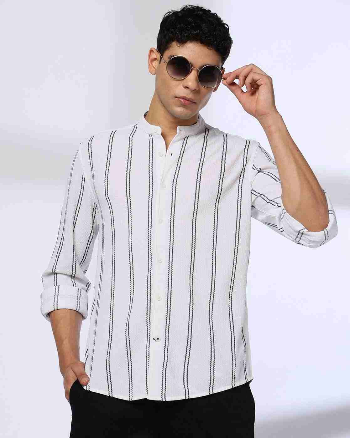 Men Np 06 Striped Slim Fit Shirt