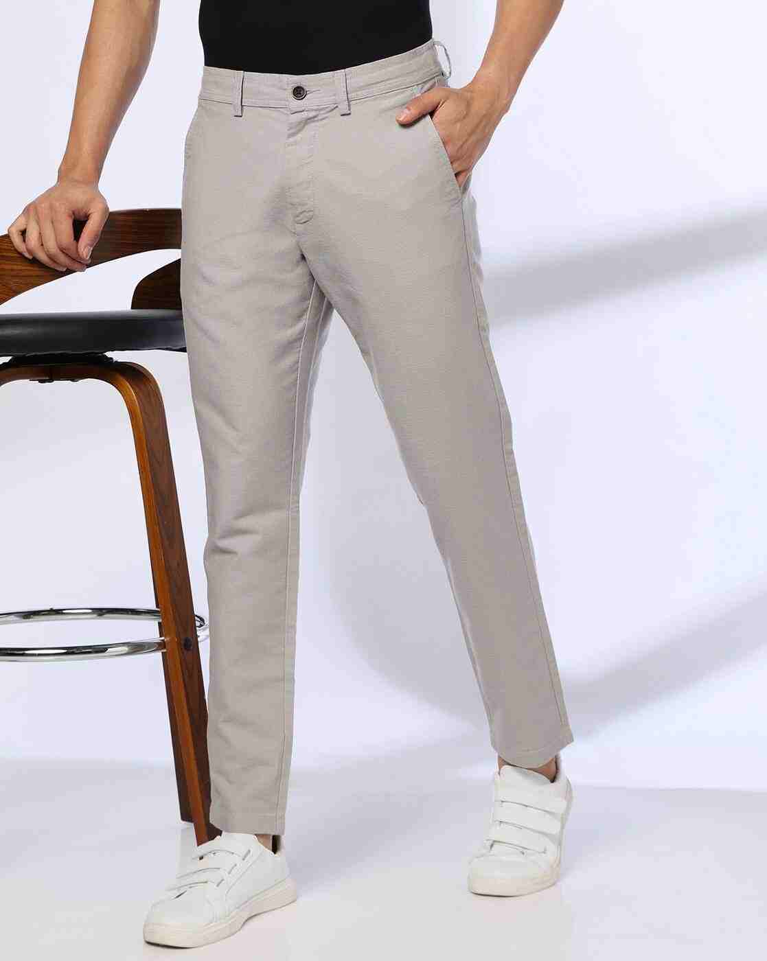 NETPLAY | Men Mid-Rise Slim Fit Chinos|0