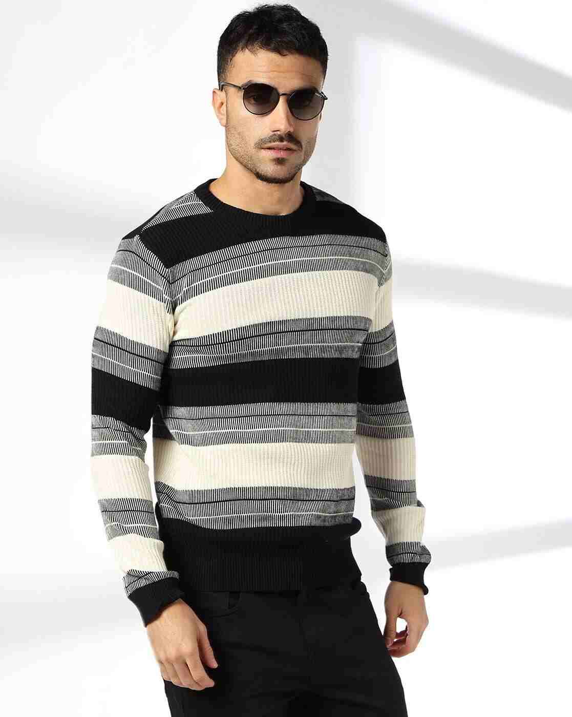 Men Striped 3 Slim Fit Crew-Neck T-Shirt