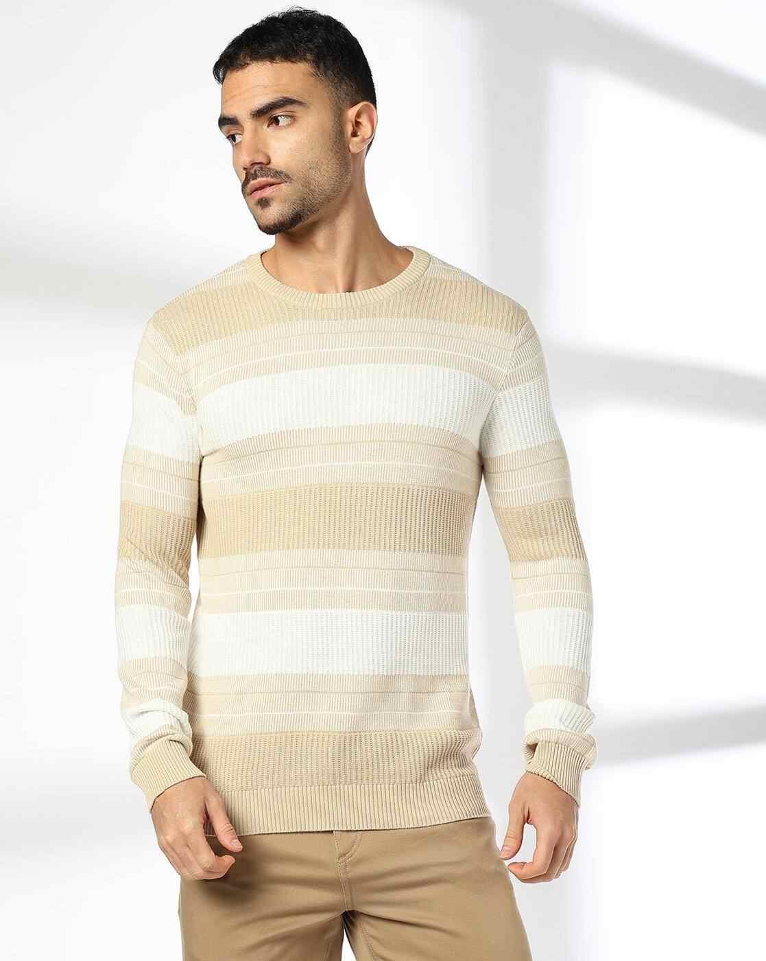 NETPLAY | Men Striped 3 Slim Fit Crew-Neck T-Shirt|3