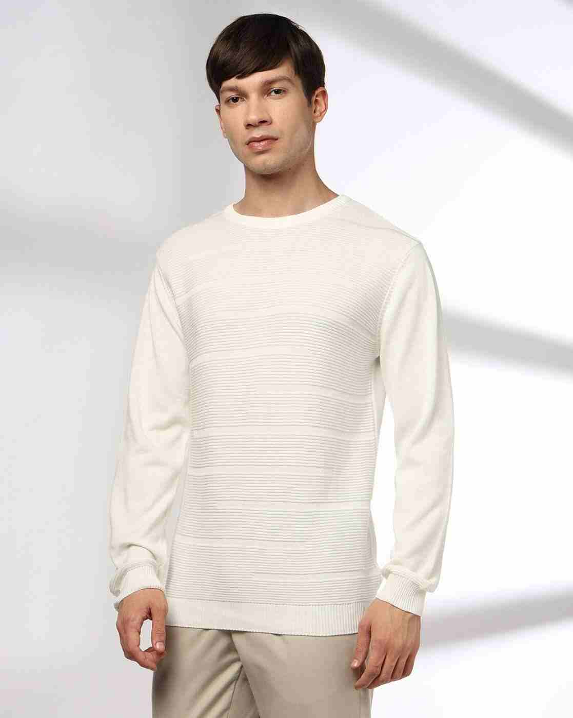 NETPLAY | Men Engineered Striped Flat-Knit Slim Fit Crew-Neck T-Shirt|3