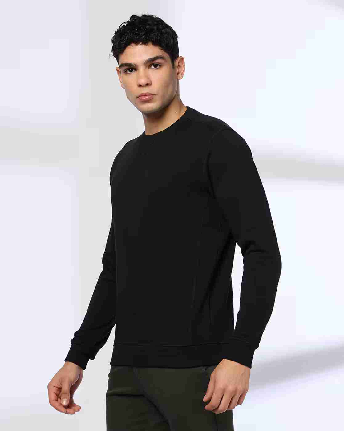 NETPLAY | Men Regular Fit Crew-Neck Sweatshirt|1