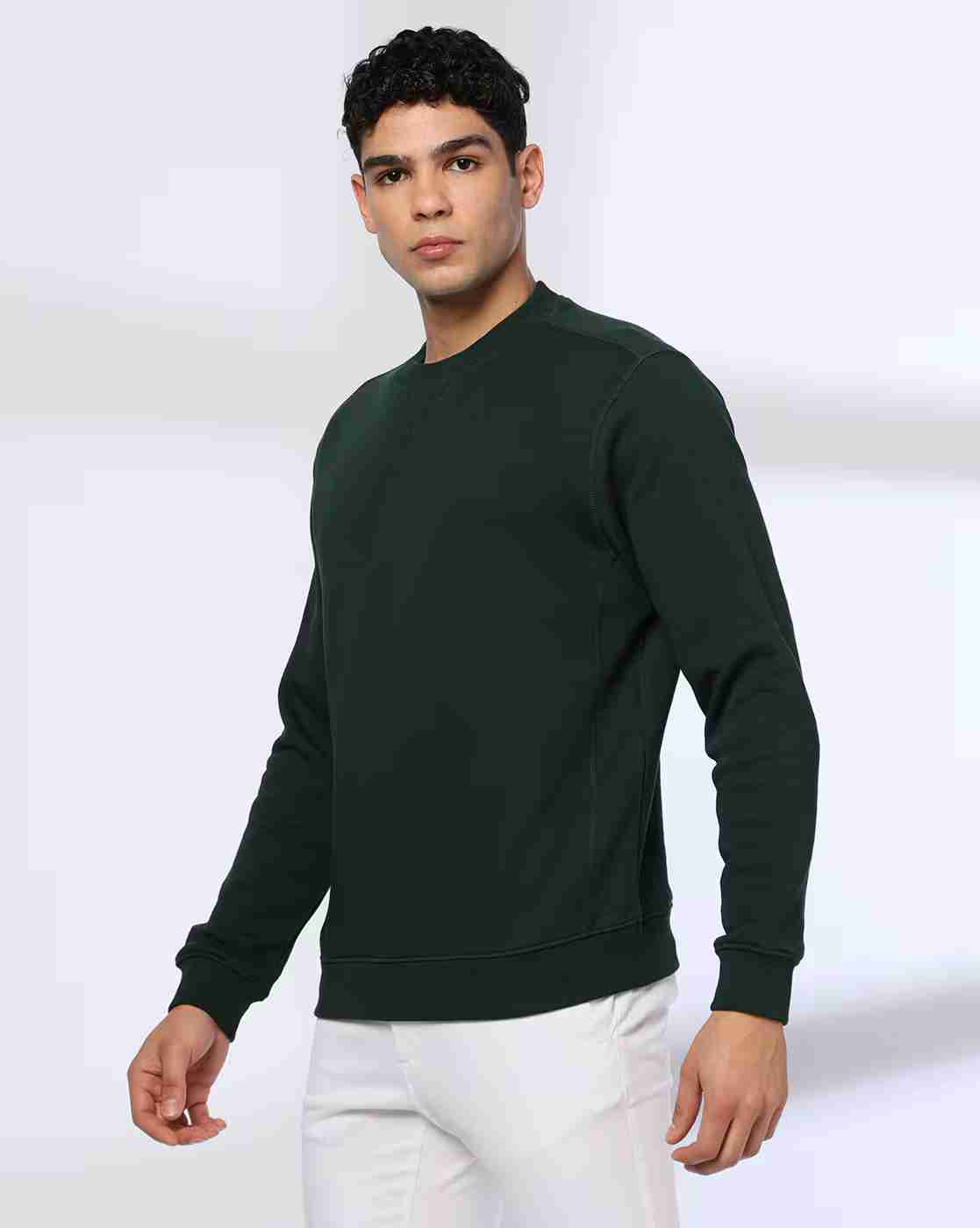 NETPLAY | Men Regular Fit Crew-Neck Sweatshirt|1