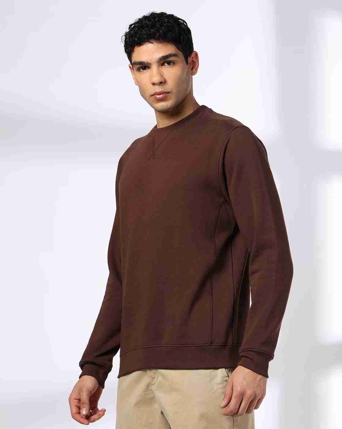 NETPLAY | Men Regular Fit Crew-Neck Sweatshirt|1