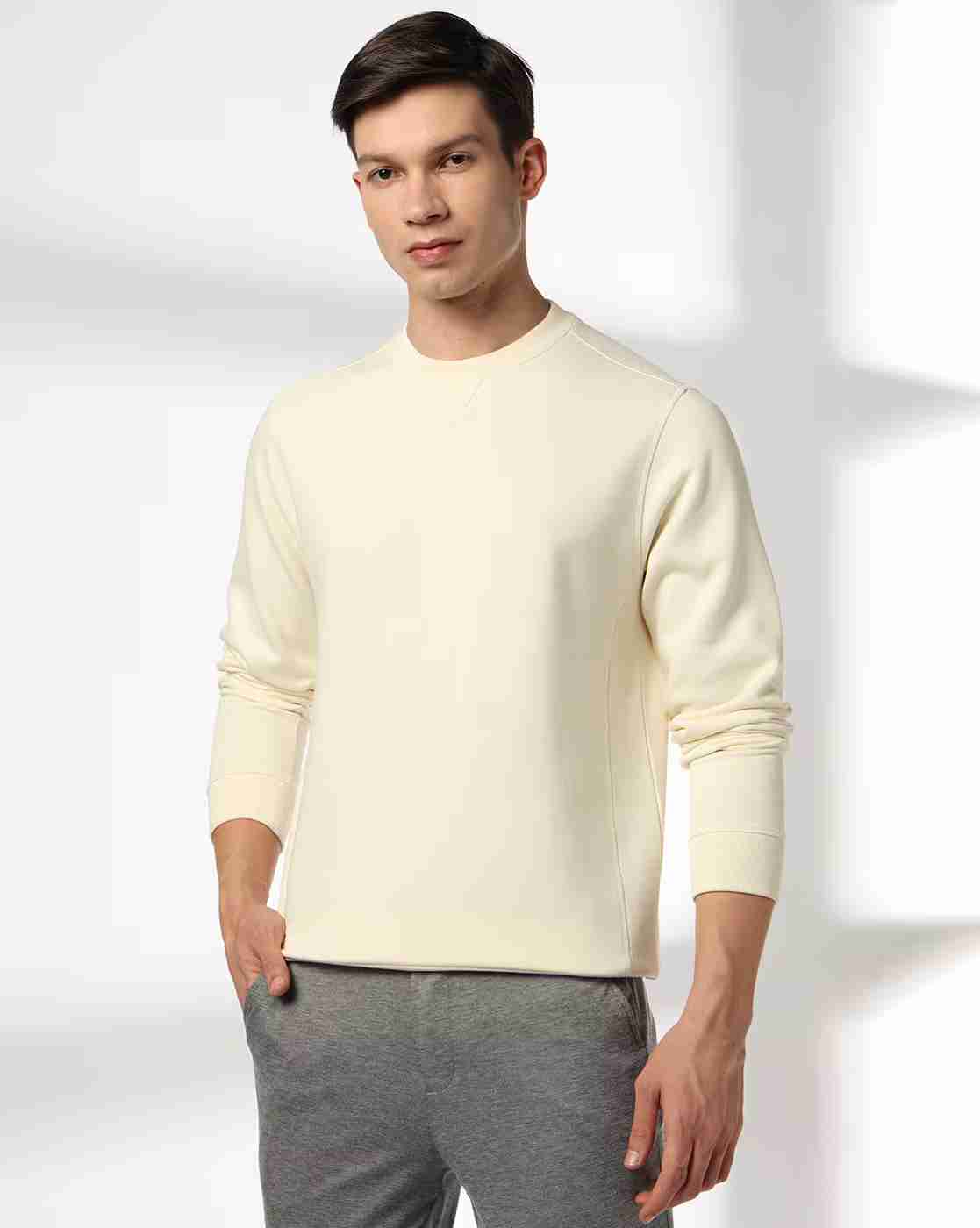 NETPLAY | Men Regular Fit Crew-Neck Sweatshirt|0