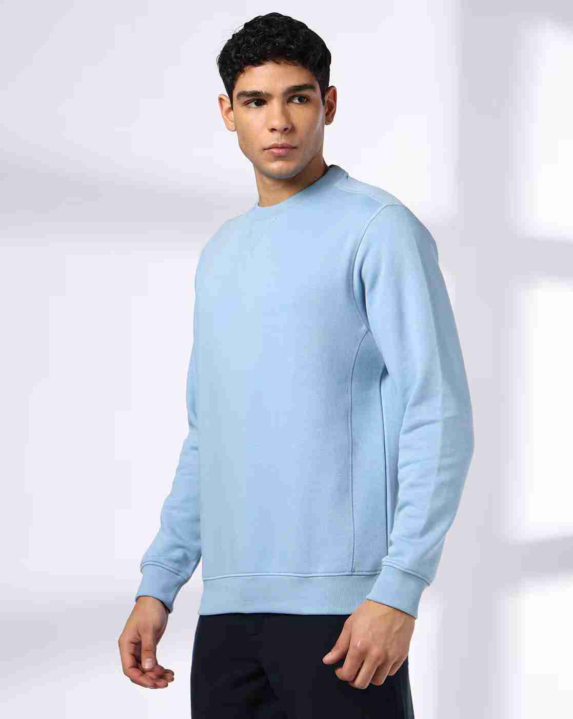 NETPLAY | Men Regular Fit Crew-Neck Sweatshirt|1