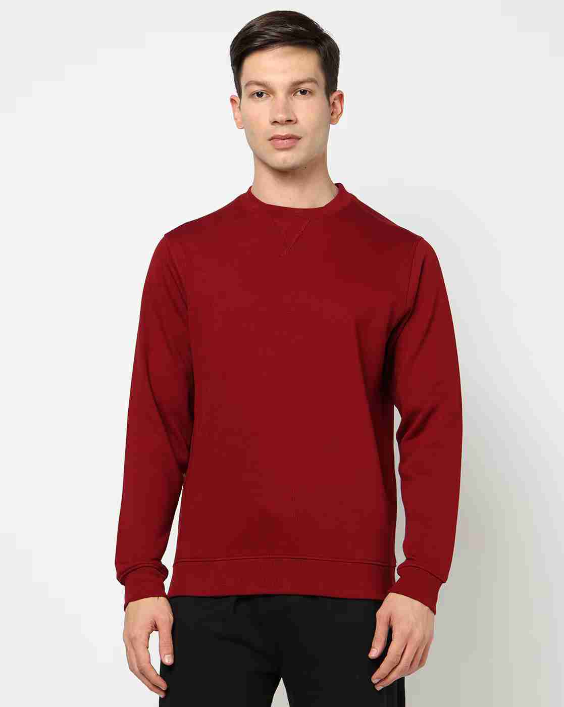 NETPLAY | Men Regular Fit Crew-Neck Sweatshirt|1