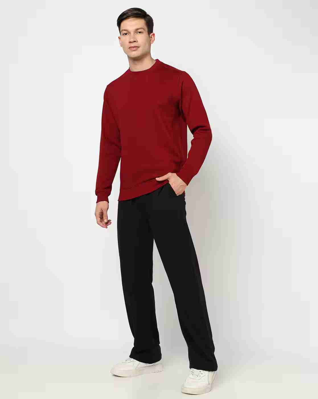 NETPLAY | Men Regular Fit Crew-Neck Sweatshirt|4