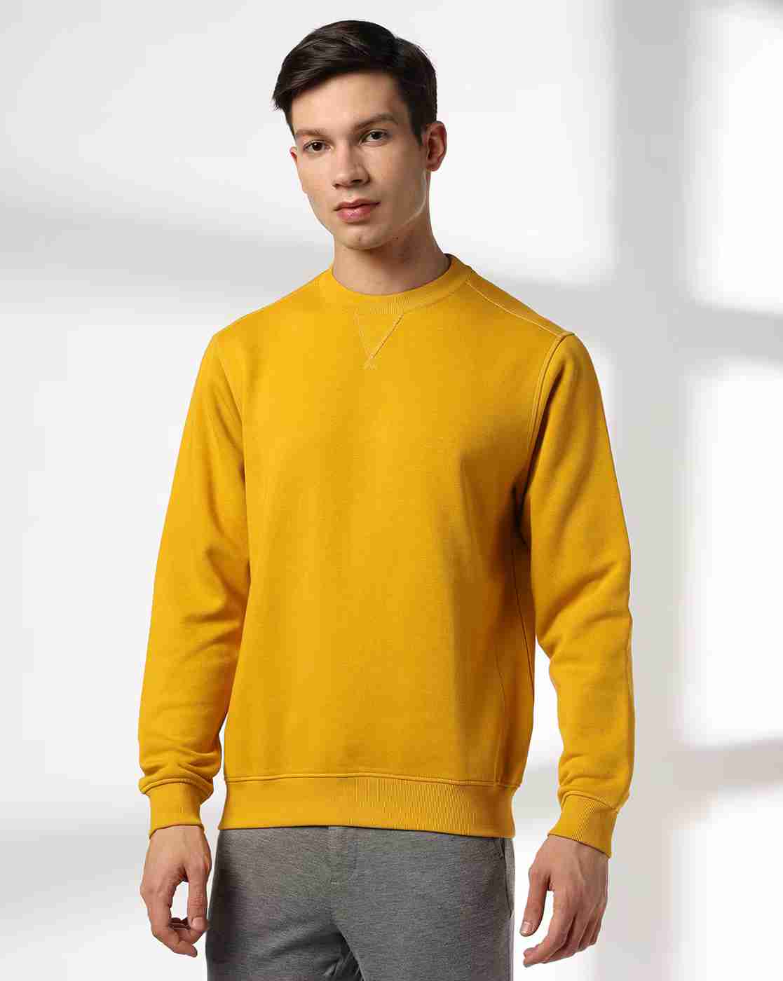NETPLAY | Men Regular Fit Crew-Neck Sweatshirt|3