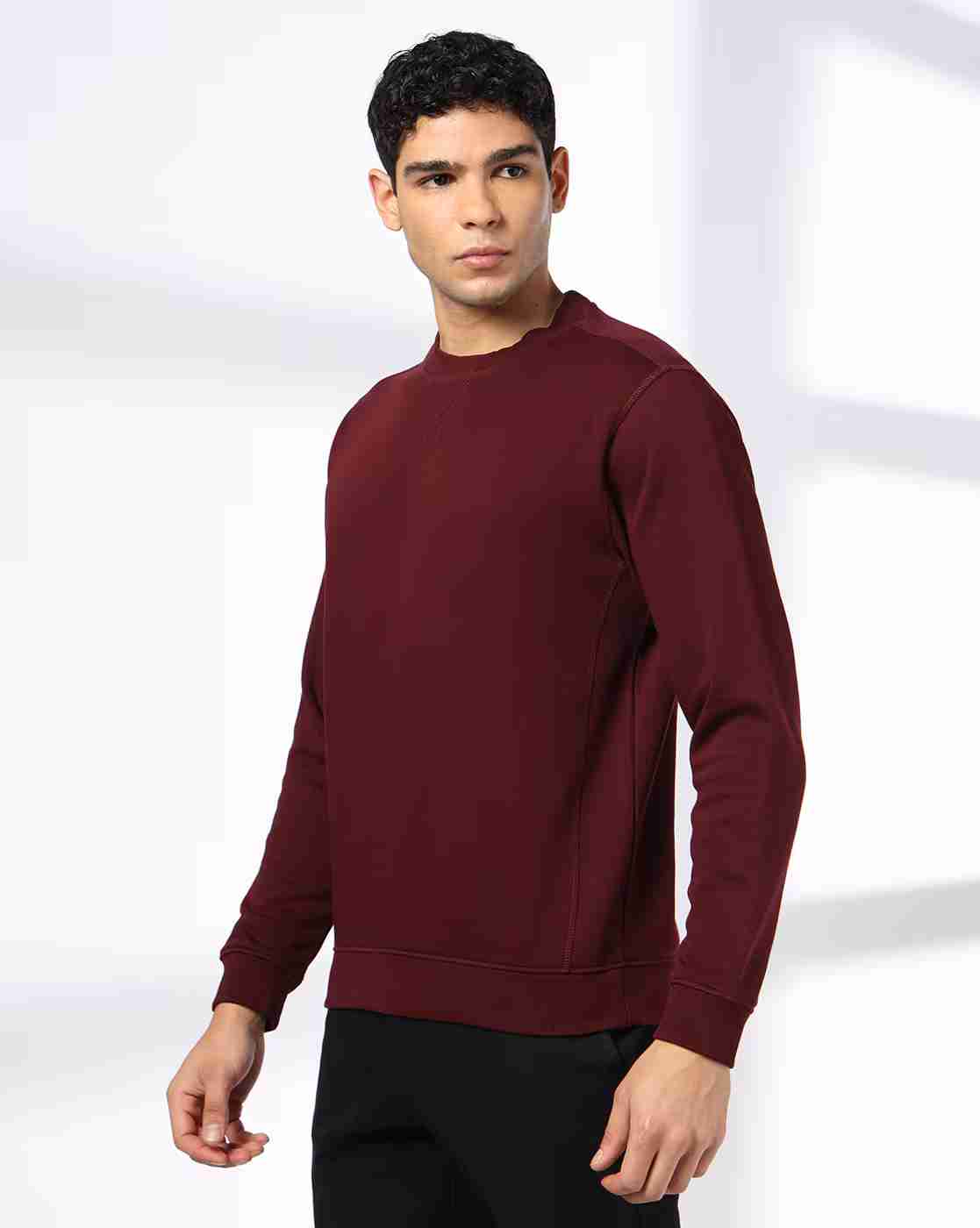 NETPLAY | Men Regular Fit Crew-Neck Sweatshirt|1