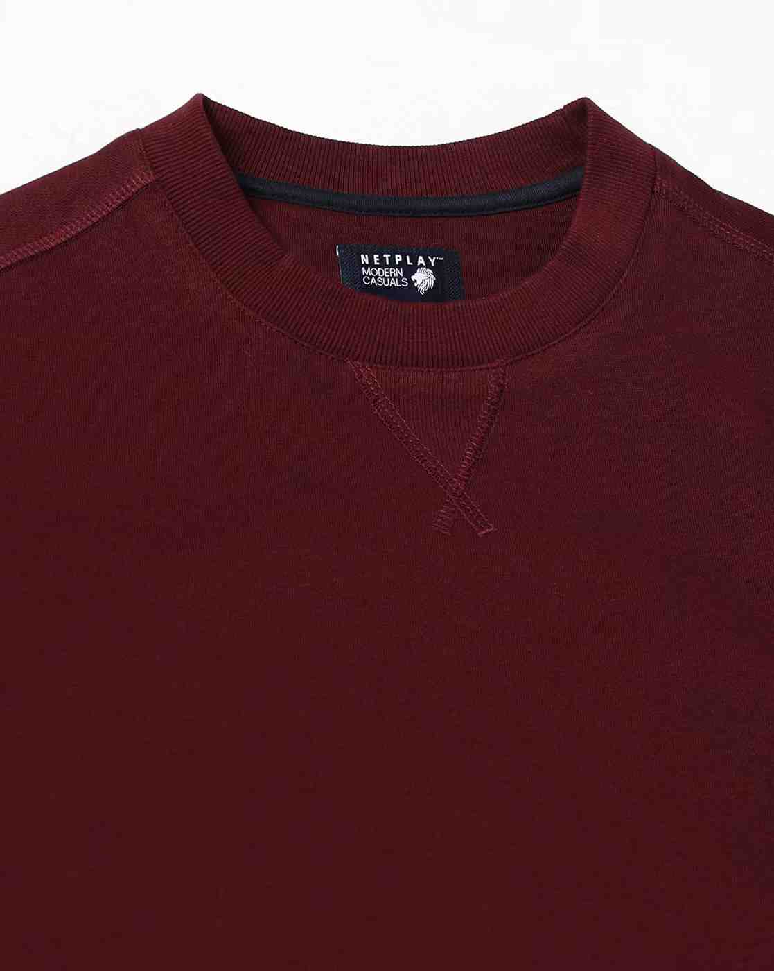 NETPLAY | Men Regular Fit Crew-Neck Sweatshirt|5