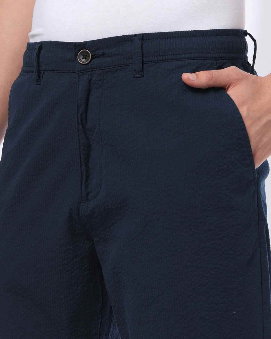 NETPLAY | Men Slim Fit Flat-Front Trousers|3