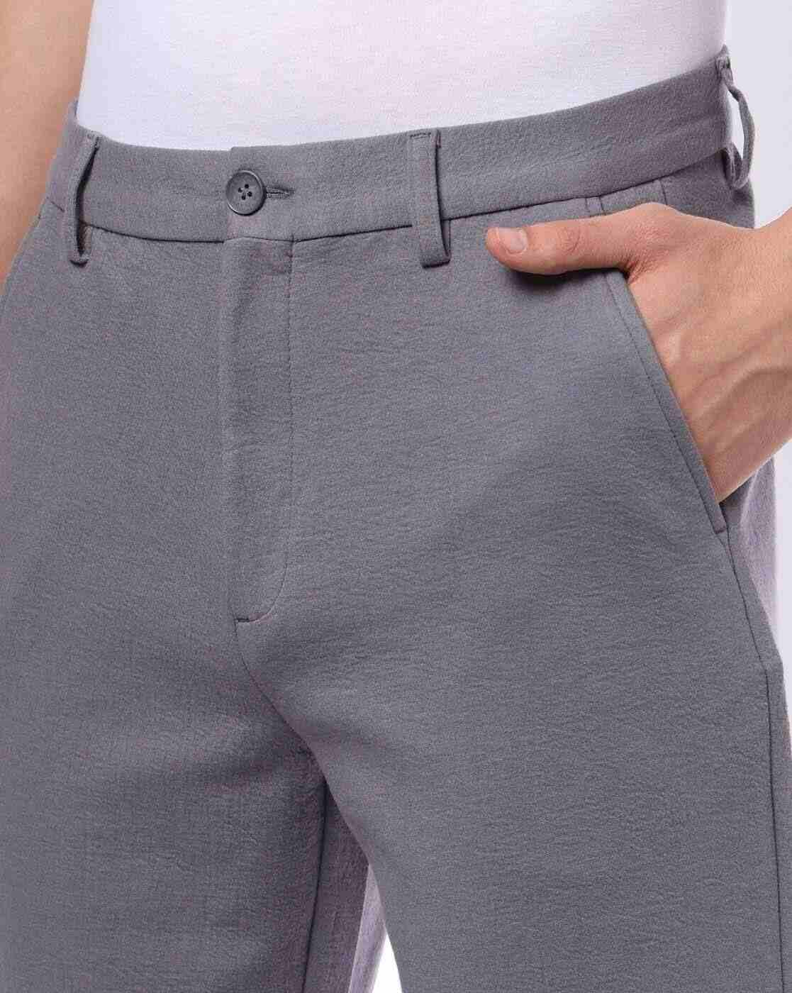 NETPLAY | Men SP Bonded Slim Fit Flat-Front Chinos|3