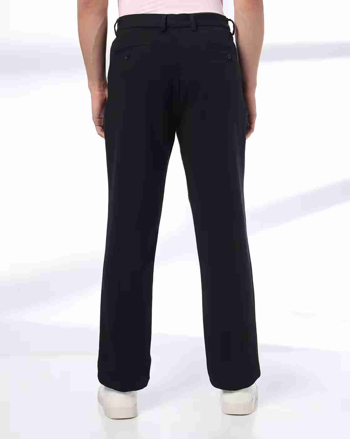 NETPLAY | Men SP Bonded Slim Fit Flat-Front Chinos|2