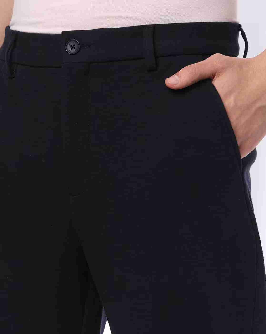 NETPLAY | Men SP Bonded Slim Fit Flat-Front Chinos|3