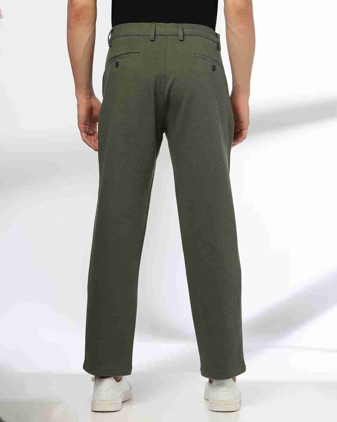 NETPLAY | Men SP Bonded Slim Fit Flat-Front Chinos|2