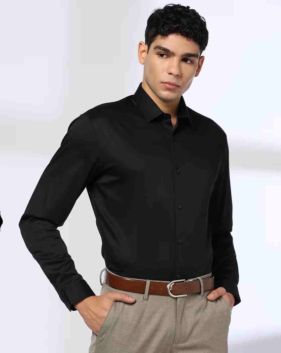 NETPLAY | Men Regular Fit Shirt with Spread Collar|0