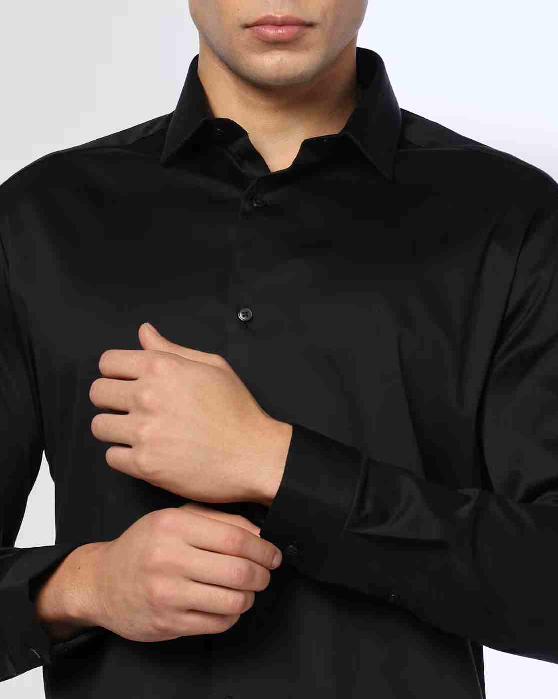 NETPLAY | Men Regular Fit Shirt with Spread Collar|4