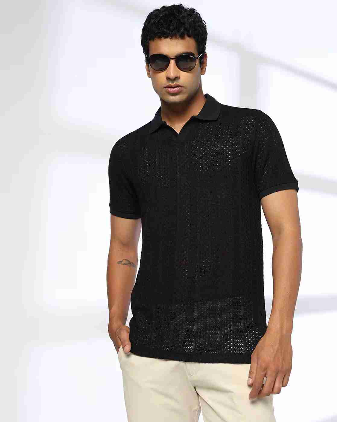 NETPLAY | Men Slim Fit Polo T-Shirt|0