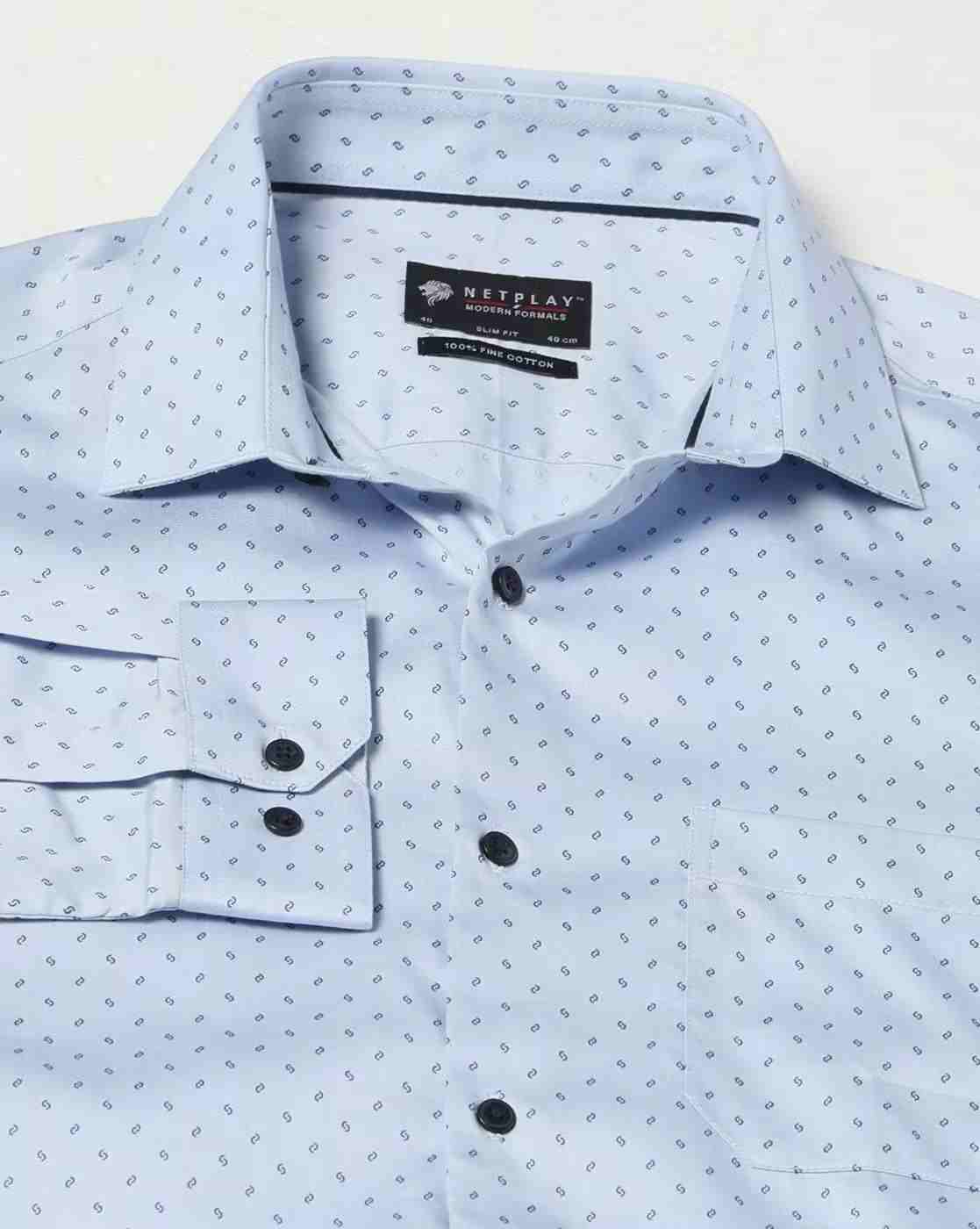 NETPLAY | Men Printed Slim Fit Shirt|5