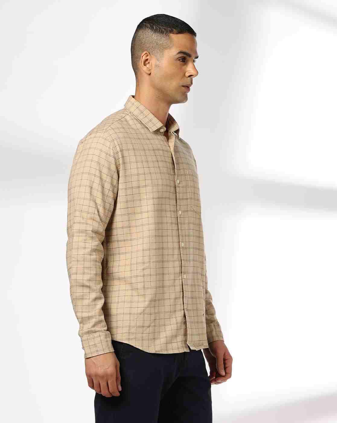 NETPLAY | Men Checks Slim Fit Shirt|2