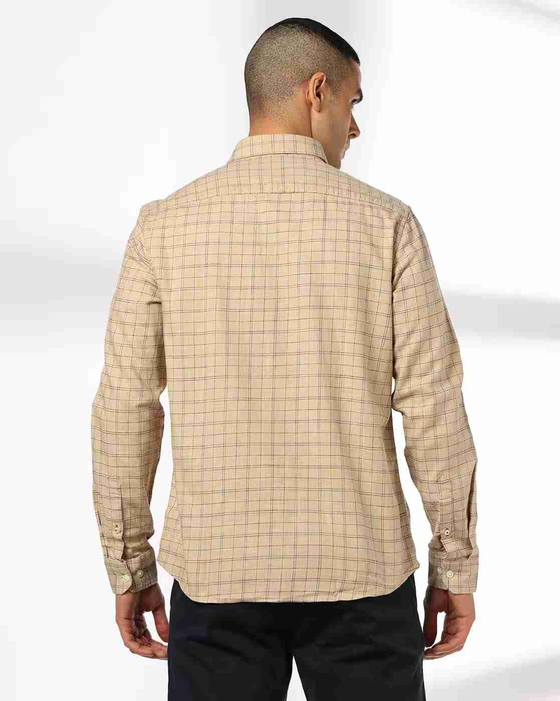 NETPLAY | Men Checks Slim Fit Shirt|3