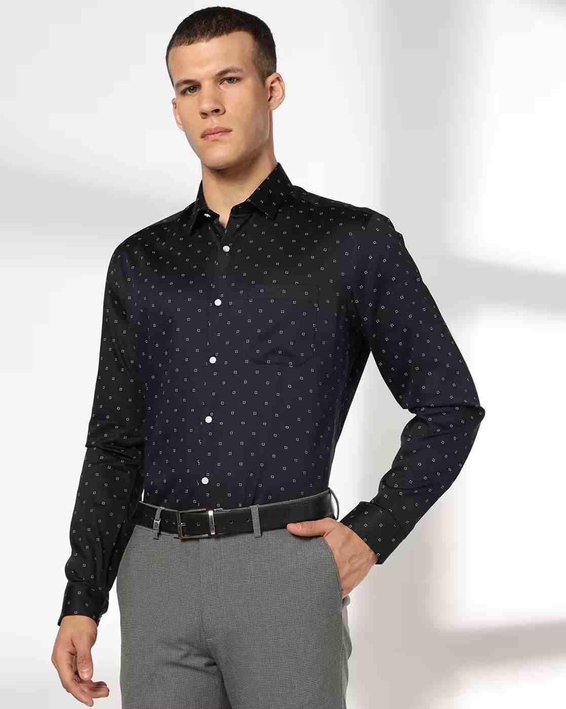 Men Printed Slim Fit Shirt