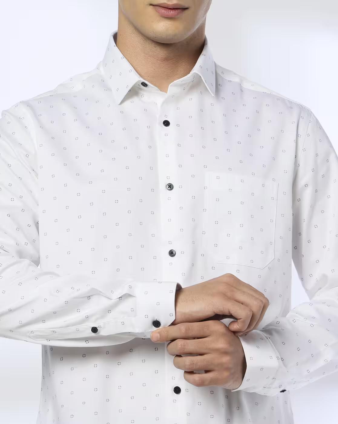 NETPLAY | Men Printed Slim Fit Shirt|4