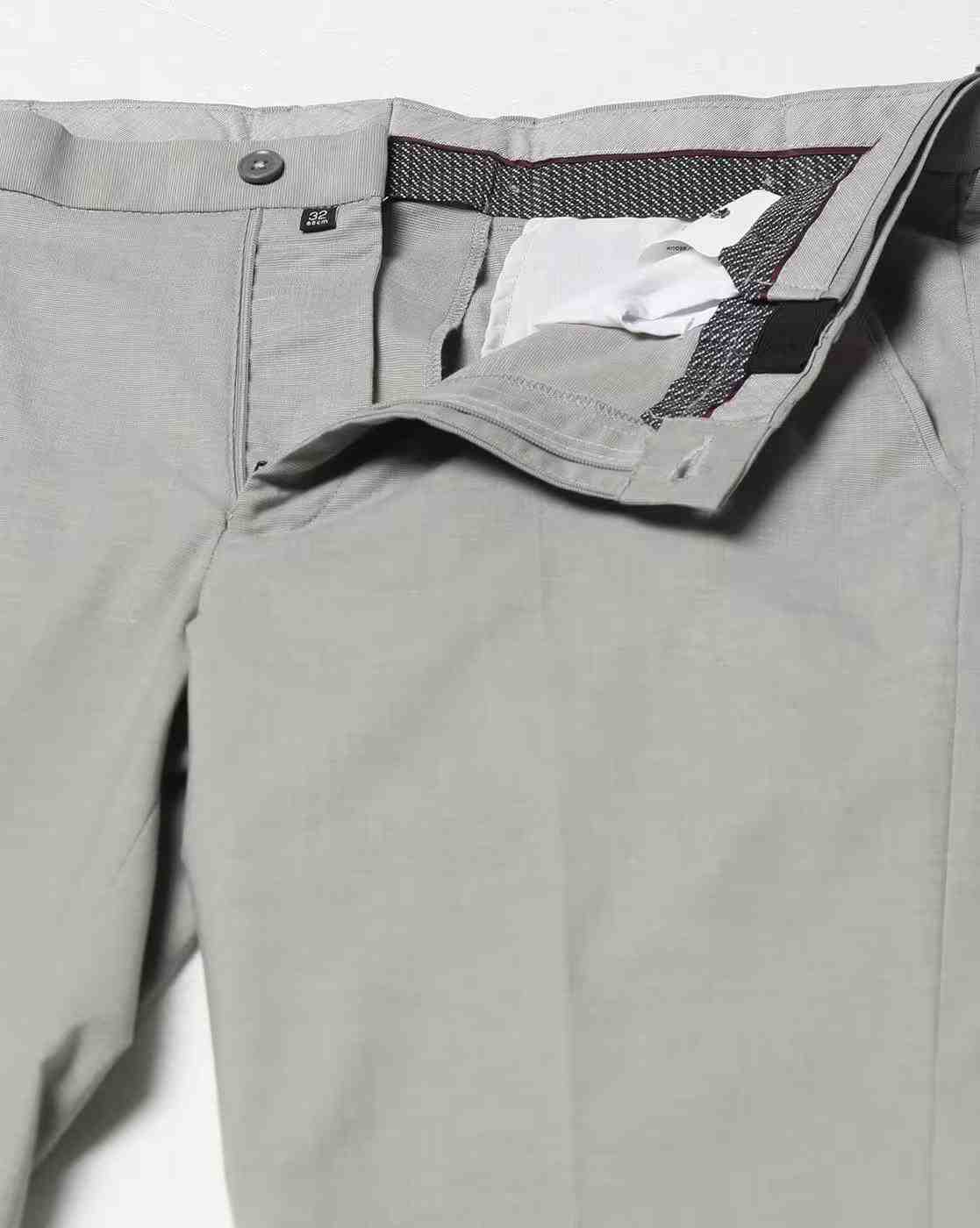 NETPLAY | Men Slim Fit Flat-Front Trousers|4