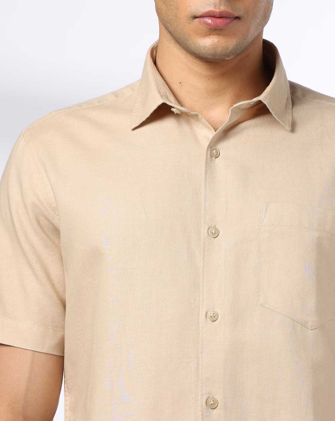 NETPLAY | Men NP 35 FS BSC Slim Fit Shirt with Patch Pocket|3