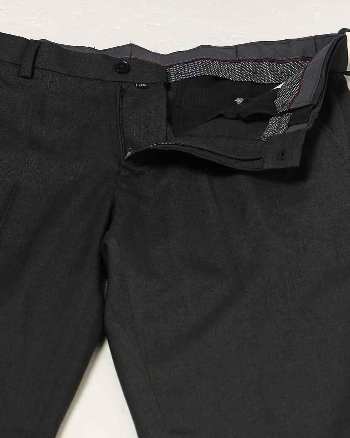 NETPLAY | Men Slim Fit Flat-Front Trousers|4