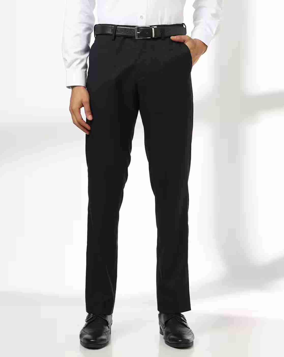 NETPLAY | Men Slim Fit Flat-Front Trosuers|0