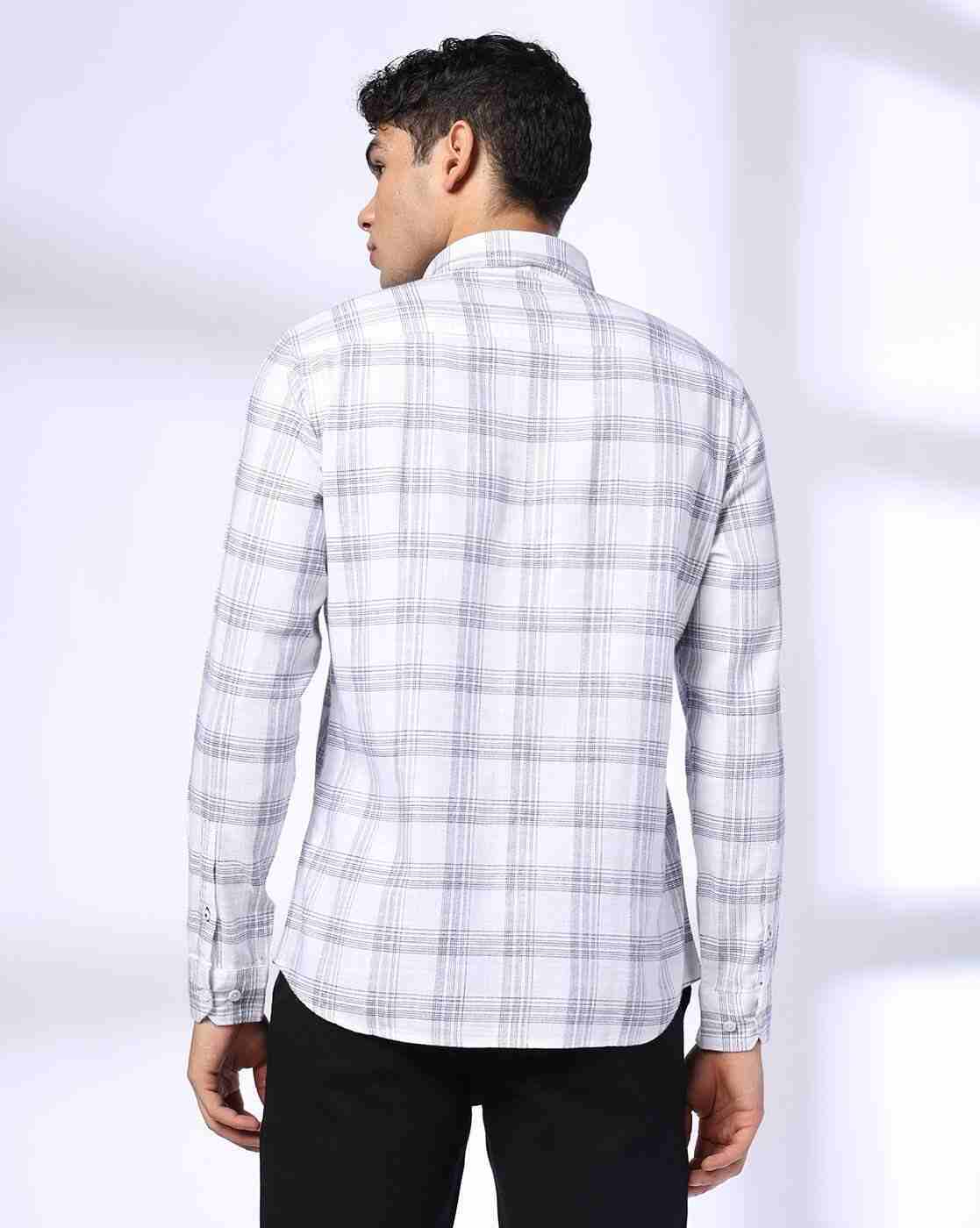 NETPLAY | 35 BSC Checked Slim Fit Cotton Shirt|2
