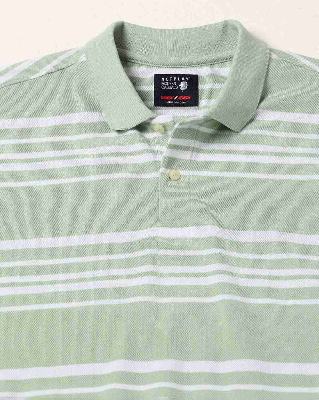 NETPLAY | Men Ultimate Striped Slim Fit Polo T-Shirt|4
