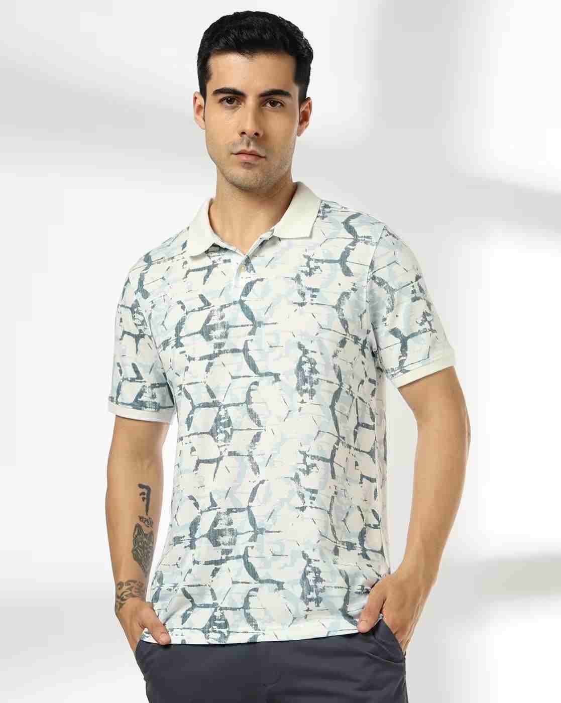 Men 7 Ultimate All-Over Print Slim Fit Polo T-Shirt