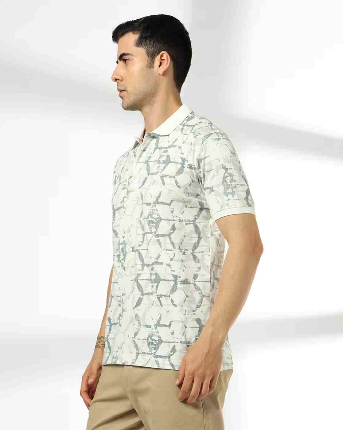NETPLAY | Men 7 Ultimate All-Over Print Slim Fit Polo T-Shirt|1