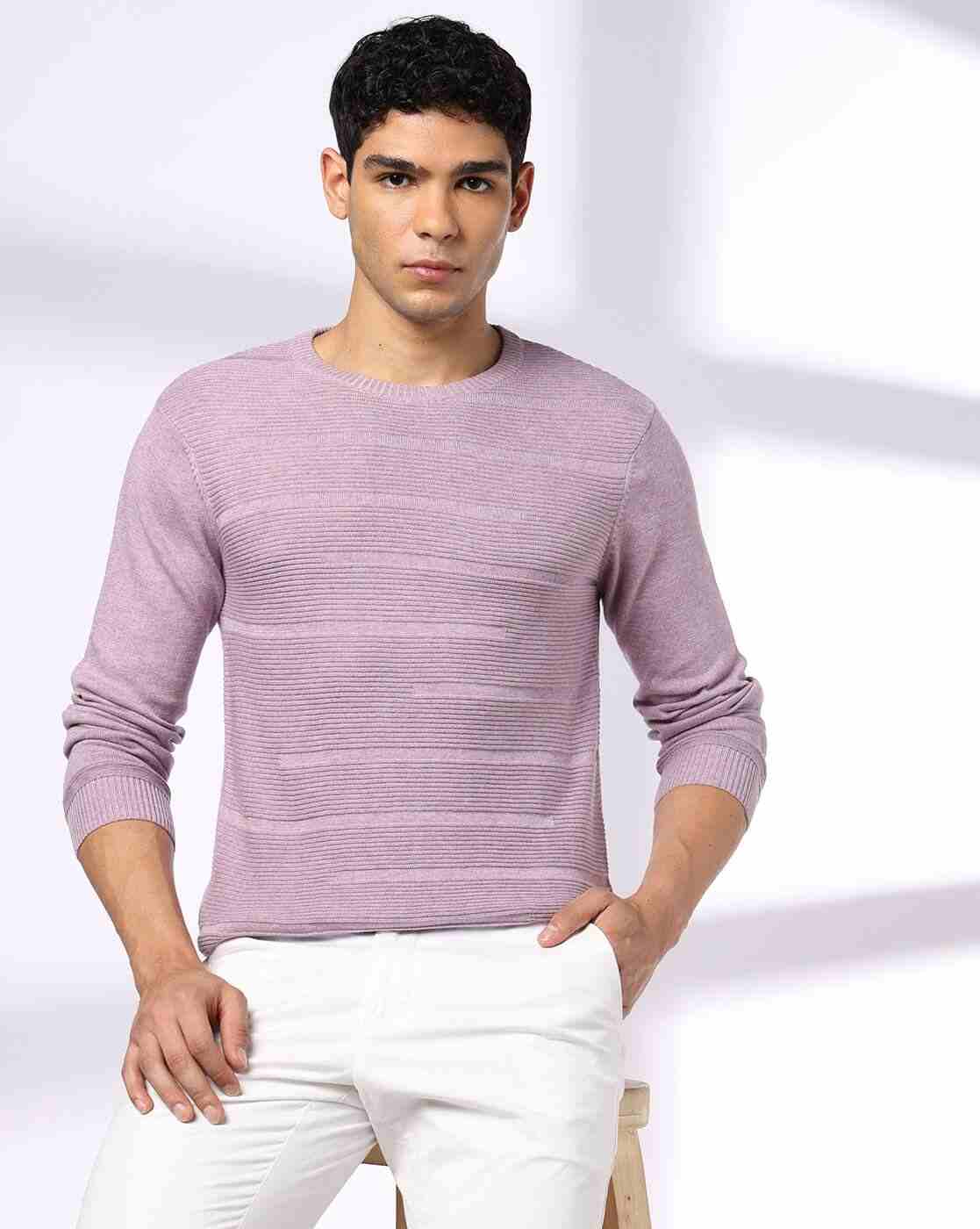 NETPLAY | Men Engineered Striped Flat-Knit Slim Fit Crew-Neck T-Shirt|0