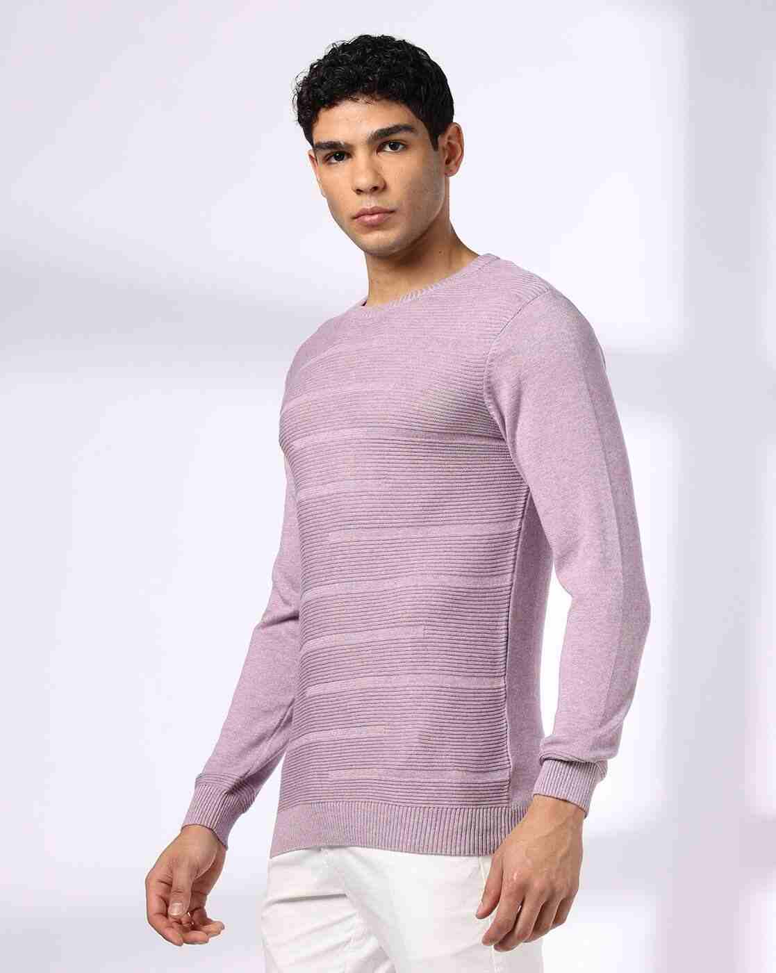 NETPLAY | Men Engineered Striped Flat-Knit Slim Fit Crew-Neck T-Shirt|1