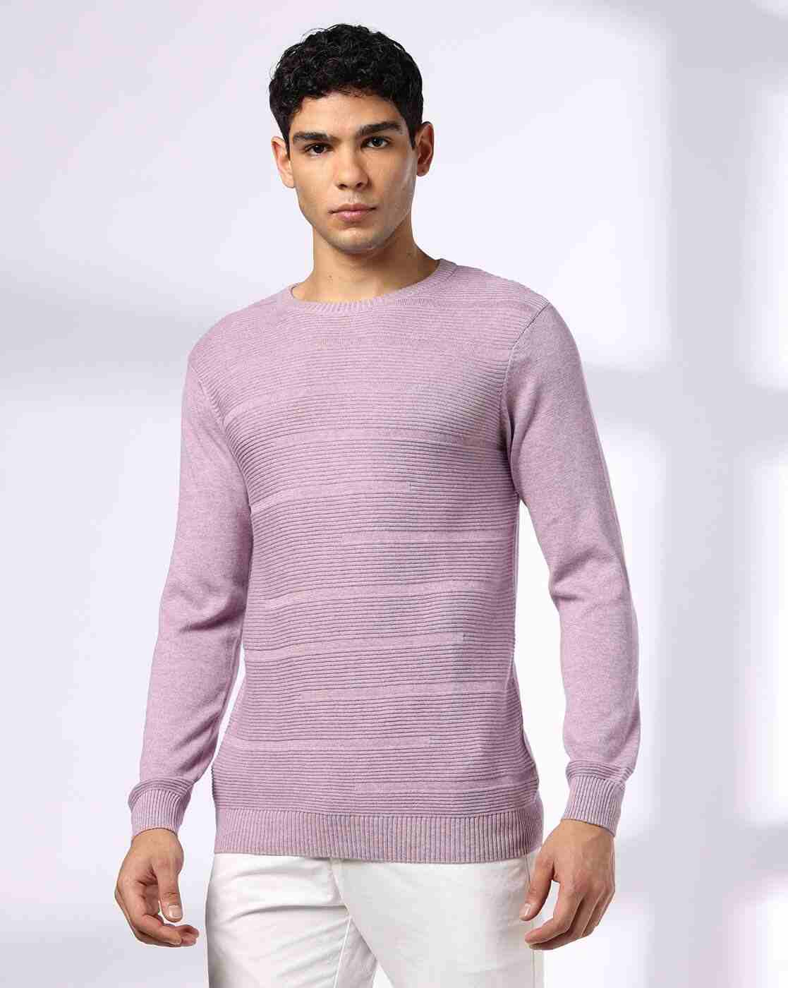 NETPLAY | Men Engineered Striped Flat-Knit Slim Fit Crew-Neck T-Shirt|3