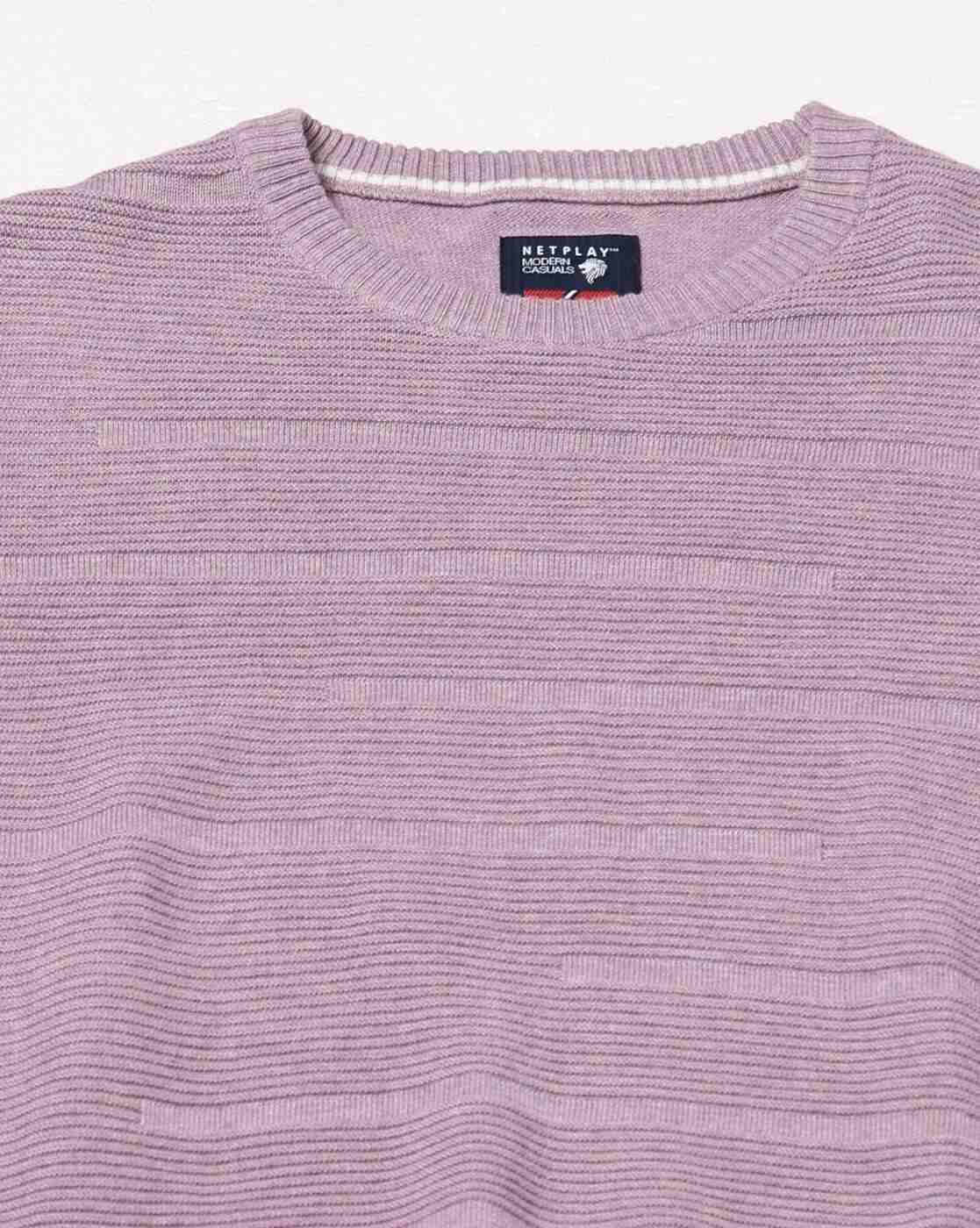 NETPLAY | Men Engineered Striped Flat-Knit Slim Fit Crew-Neck T-Shirt|5