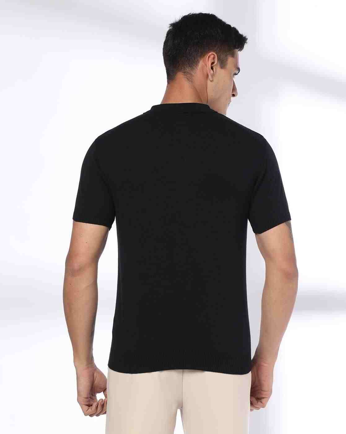 NETPLAY | Men Structured Flat-Knit Slim Fit Polo T-Shirt|2