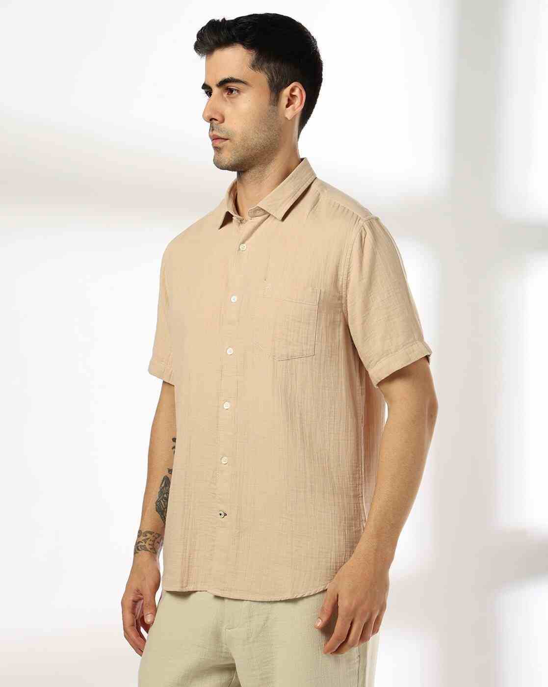 NETPLAY | Men Slim Fit Cotton Shirt|2