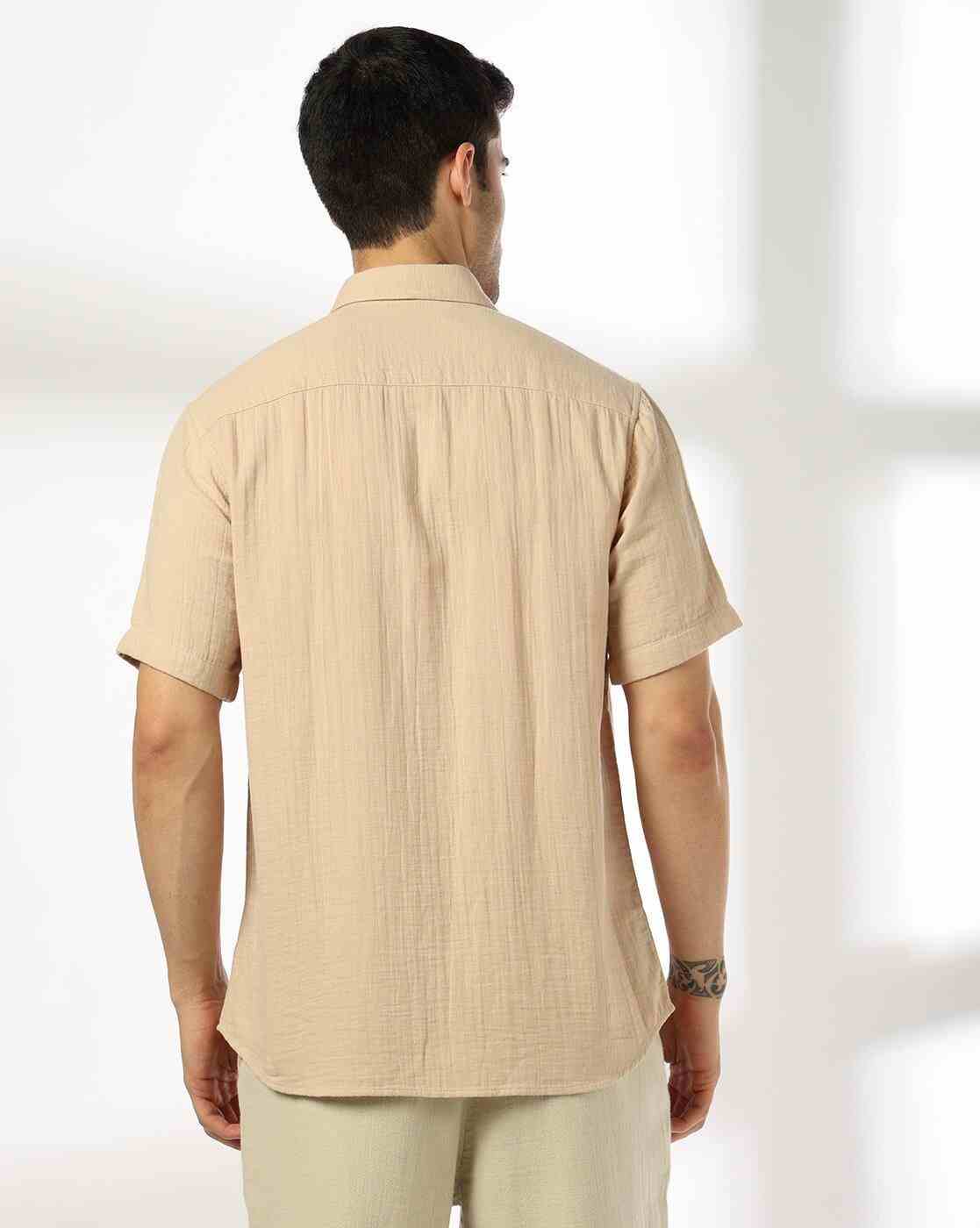 NETPLAY | Men Slim Fit Cotton Shirt|3
