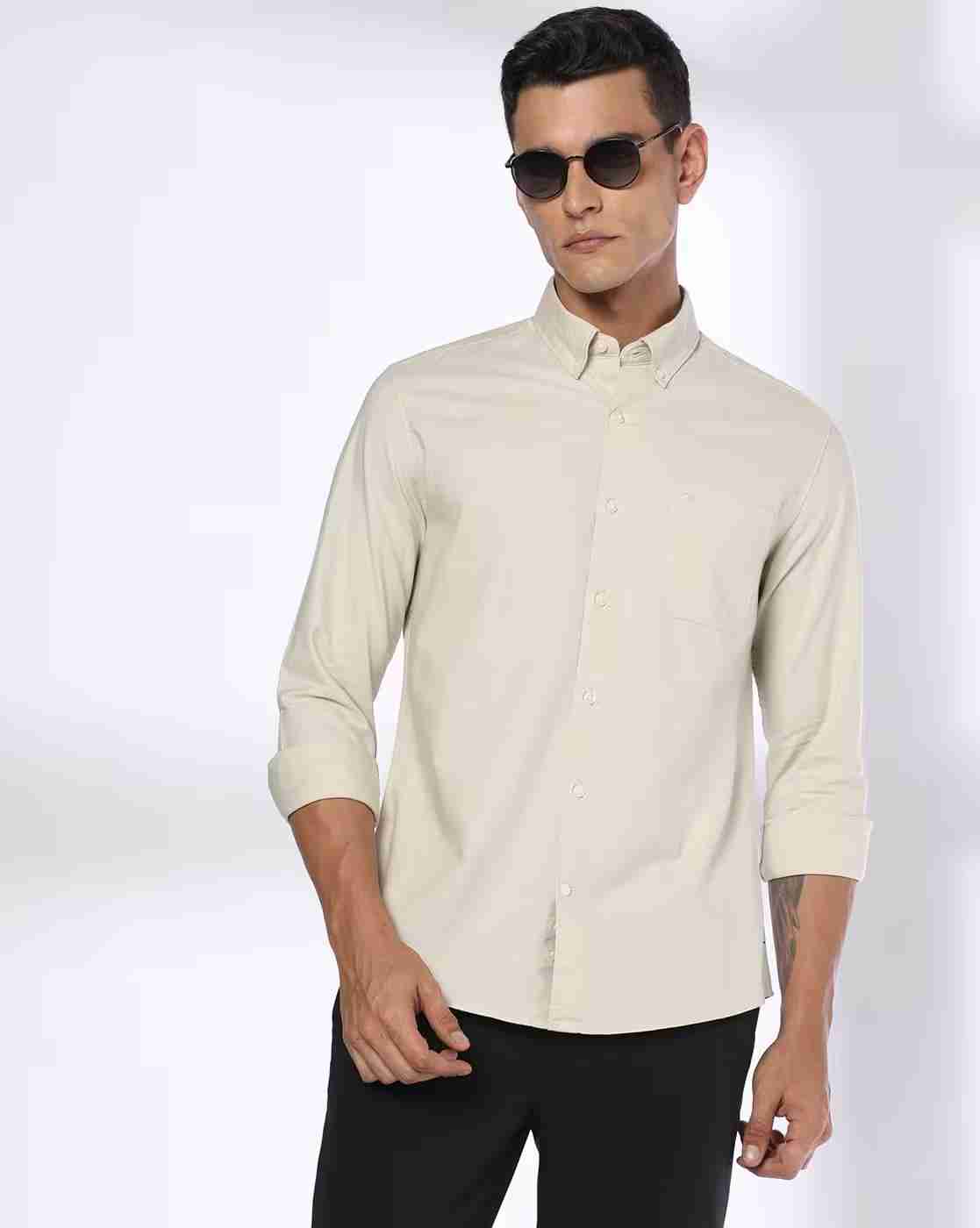 NETPLAY | Men Slim Fit Cotton Shirt with Patch Pocket|0