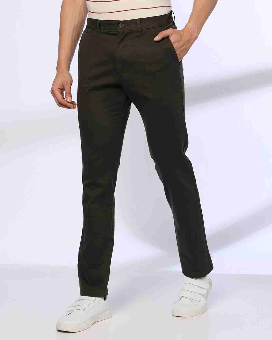 Men Ultimate Tapered Fit Flat-Front Chinos