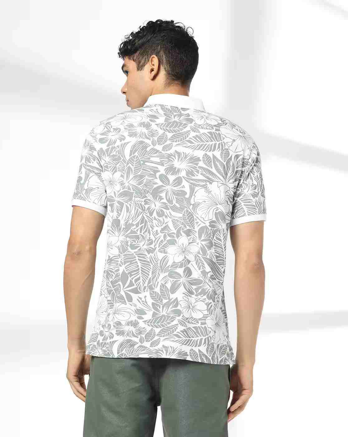 NETPLAY | Men Ultimate All-Over Floral Print 2 Slim Fit Polo T-Shirt|2