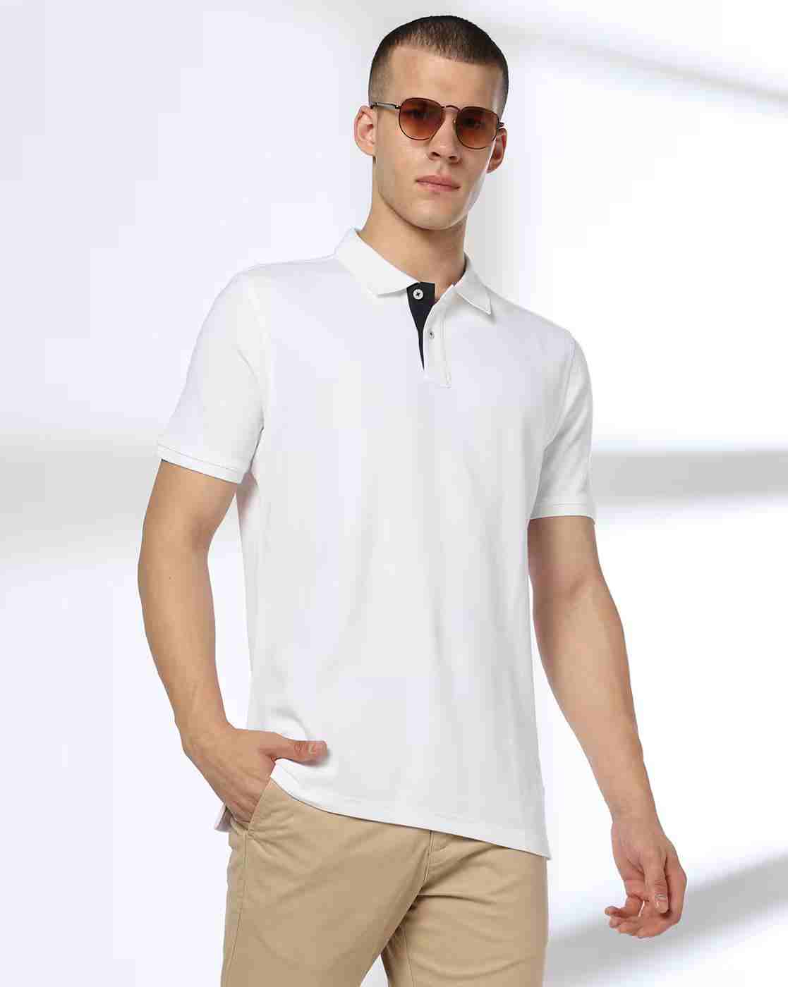 Men Slim Fit Polo T-Shirt