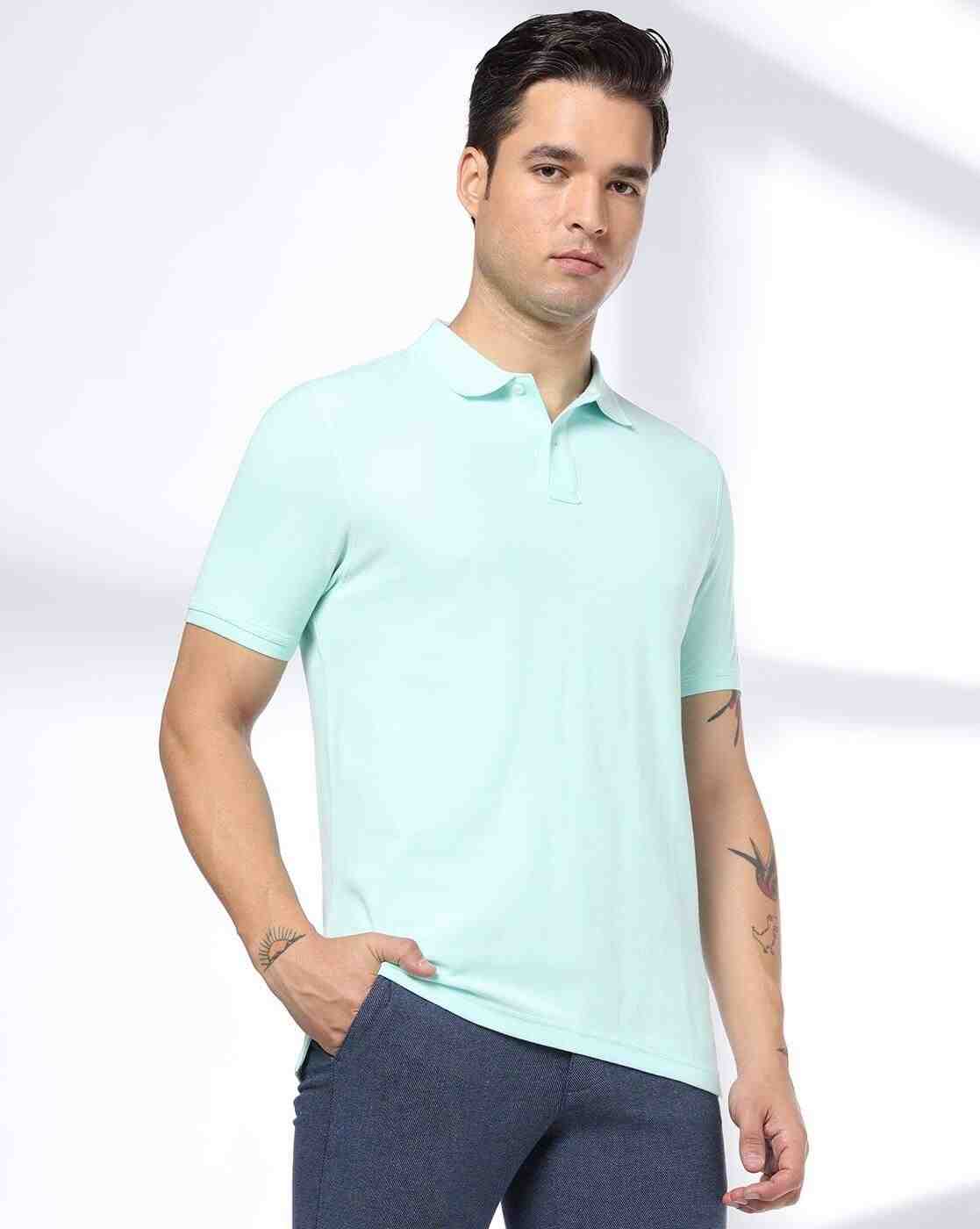 Men Slim Fit Polo T-Shirt